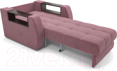 Кресло-кровать Mebel-Ars Барон №3 (велюр пудра НВ-178 18)