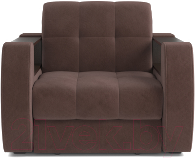 Кресло-кровать Mebel-Ars Барон №3 (велюр молочный шоколад НВ-178 13)