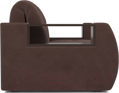 Кресло-кровать Mebel-Ars Барон №3 (велюр молочный шоколад НВ-178 13)