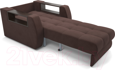 Кресло-кровать Mebel-Ars Барон №3 (велюр молочный шоколад НВ-178 13)