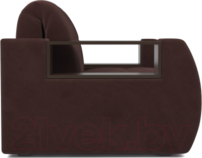 Кресло-кровать Mebel-Ars Барон №3 (велюр шоколад HB-178 16)