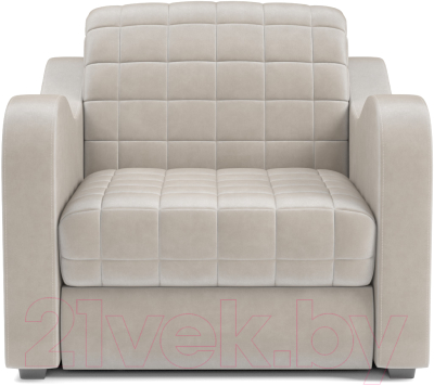 Кресло-кровать Mebel-Ars Барон №4 (бархат бежевый Star Velvet 6 Light Beige)