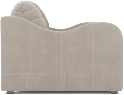 Кресло-кровать Mebel-Ars Барон №4 (бархат бежевый Star Velvet 6 Light Beige)