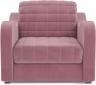 Кресло-кровать Mebel-Ars Барон №4 (велюр пудра НВ-178 18)