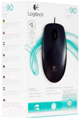 Мышь Logitech M90 / 910-001795 (черный)