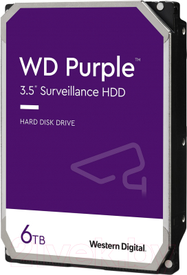 Жесткий диск Western Digital 6TB Purple (WD63PURU) - фото