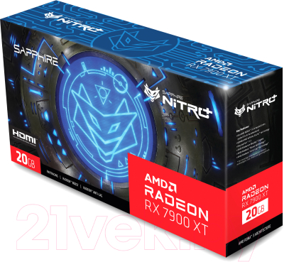 Видеокарта Sapphire Radeon RX 7900 XT Pulse GDDR6 (11323-01-40G)