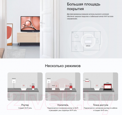 Беспроводной маршрутизатор Mercusys MR20