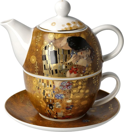 Чайный набор Goebel Artis Orbis/Gustav Klimt Поцелуй / 67-013-60-1 - фото