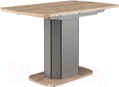 Обеденный стол Eligard Leman (гикори/дымчатый алмаз) - фото