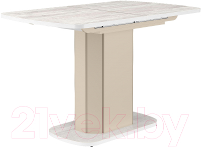 Обеденный стол Eligard Leman (ледяное дерево/персидский жемчуг) - фото