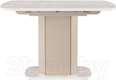 Обеденный стол Eligard Leman (ледяное дерево/персидский жемчуг)