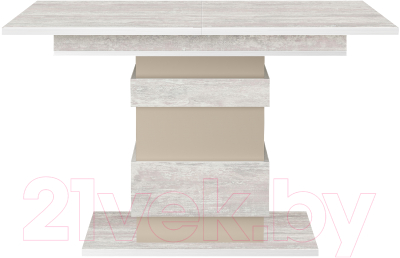 Обеденный стол Eligard Yukon (ледяное дерево/персидский жемчуг)