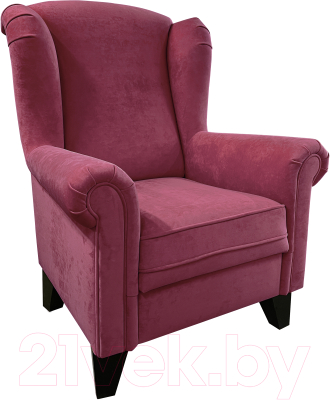 Кресло мягкое Lama мебель Орлеан (Ultra Berry) - фото
