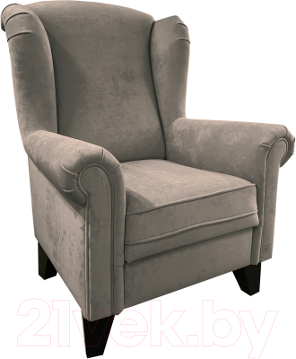 Кресло мягкое Lama мебель Орлеан (Ultra Cocoa) - фото