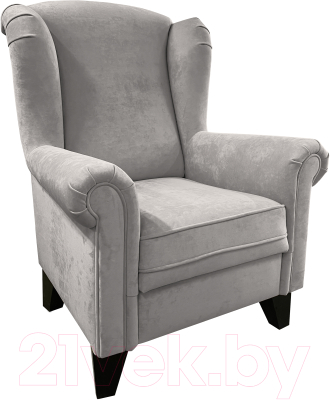 Кресло мягкое Lama мебель Орлеан (Ultra Dove) - фото