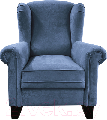 Кресло мягкое Lama мебель Орлеан (Ultra Midnight)