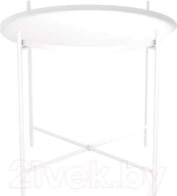 Журнальный столик Sheffilton SHT-CT8-2 (белый муар) - фото