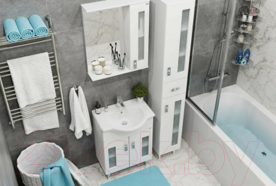 Тумба под умывальник Onika Кристалл 60 (106123)