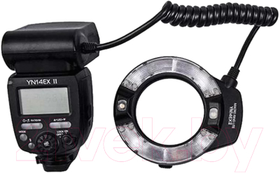 Вспышка кольцевая Yongnuo YN-14EX II Macro TTL для Canon