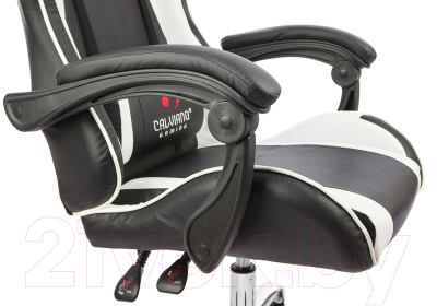 Кресло геймерское Calviano Asti Ultimato (черный/белый/черный)