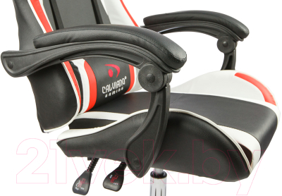Кресло геймерское Calviano Asti Ultimato (черный/белый/красный)