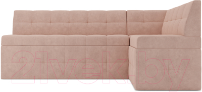 Уголок кухонный мягкий Mebel-Ars Атлантис правый 212x84x135 (кордрой бежевый)