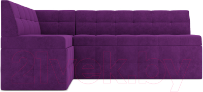 Уголок кухонный мягкий Mebel-Ars Атлантис левый 190x84x120 (фиолетовый)