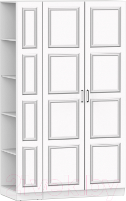 Шкаф Интермебель Марсель 13 / МР-01-13-B4 (белый софт) - фото