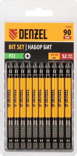 Набор бит Denzel 11645 - фото