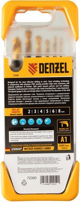 Набор сверл Denzel 72300