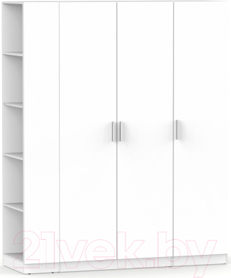 Шкаф Интермебель Марсель-22 / МР 01-22 (белый премиум) - фото