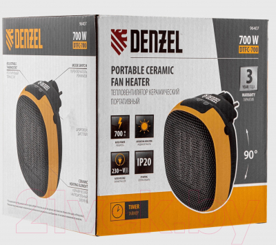 Тепловентилятор Denzel DTFC-700 / 96407