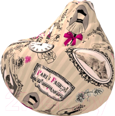 Бескаркасное кресло Flagman Груша Макси Г2.4-54 (кэнди) - фото