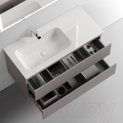 Тумба под умывальник Sancos Snob T / SNT100LSM (доха, левый)