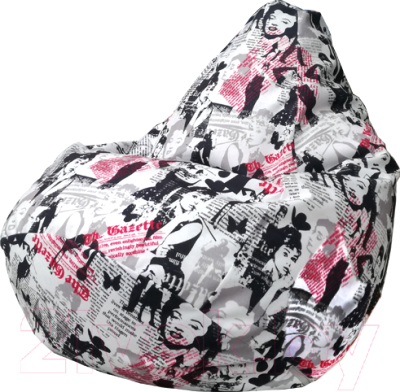 Бескаркасное кресло Flagman Груша Макси Г2.5-105 (lady) - фото