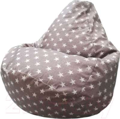 Бескаркасное кресло Flagman Груша Макси Г2.5-109 (liverpool star 09) - фото