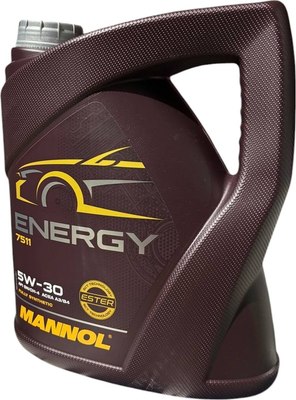 Моторное масло Mannol Energy 5W30 API SL A3/B3 / MN7511-3+1 - фото
