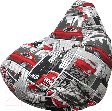 Бескаркасное кресло Flagman Груша Макси Г2.4-120 (ягуар) - фото