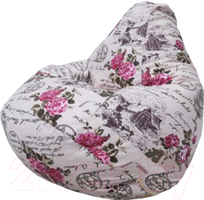 Бескаркасное кресло Flagman Груша Макси Г2.4-111 (прованс) - фото