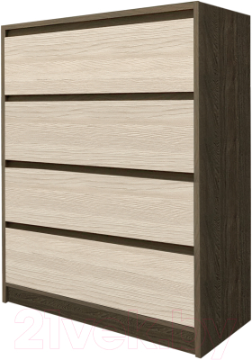 Комод Артём-Мебель Марсель СН 111.06 (дуб экспрессив бронзовый/дуб экспрессив песочный) - фото