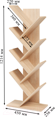 Стеллаж ГМЦ Kolos (дуб сонома)