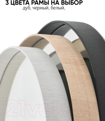 Зеркало Emze Loft D40 / LOFT.40.40.DUB