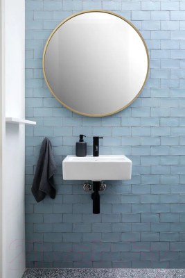 Зеркало Emze Shine D80 / SHINE.80.80.AUR (золото)