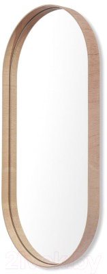 Зеркало Emze Loft Oval 45x90 / LOFT.45.90.DUB (дуб) - фото