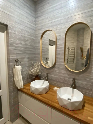 Зеркало Emze Loft Oval 50x100 / LOFT.50.100.DUB