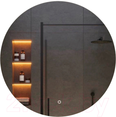 Зеркало Emze Led D80 / LED.80.80.4K (c подсветкой) - фото