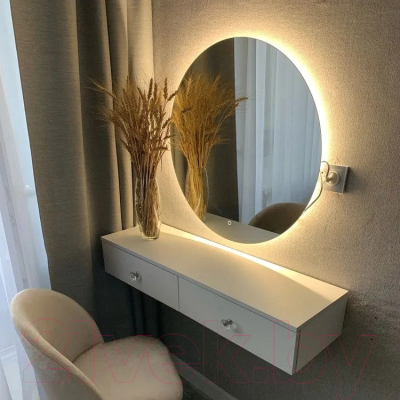 Зеркало Emze Led Antifog D70 / LED.70.70.ANTIFOG.4K (c подсветкой и подогревом)