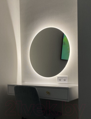 Зеркало Emze Led Motion D70 / LED.70.70.MOTION.4K (c подсветкой бесконтактное включение)