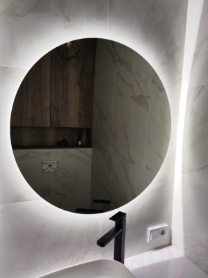 Зеркало Emze Led Motion D80 / LED.80.80.MOTION.4K (c подсветкой бесконтактное включение)